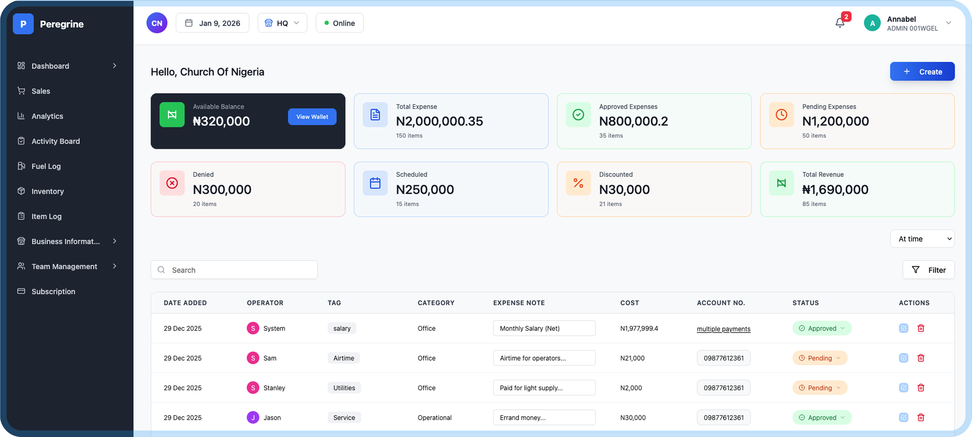 Scale System Dashboard